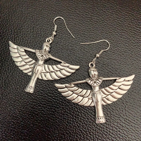 Goddess Isis Ancient Egypt Earrings