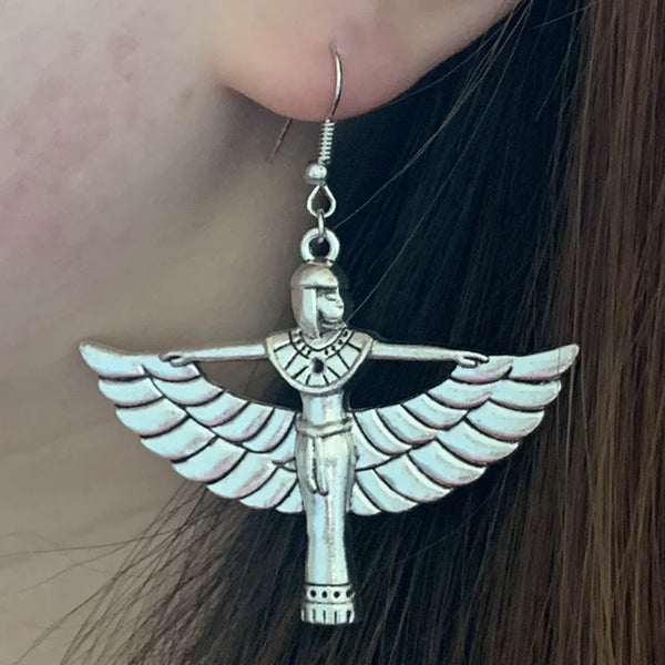 Goddess Isis Ancient Egypt Earrings