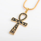 Stainless Steel Ankh Necklace Amulet