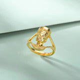 Vintage Egypt Nefertiti Queen Ring