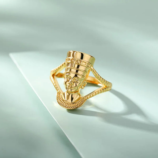 Vintage Egypt Nefertiti Queen Ring