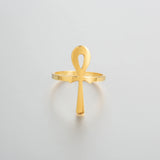 HOUWU Egyptian Ankh Finger Ring