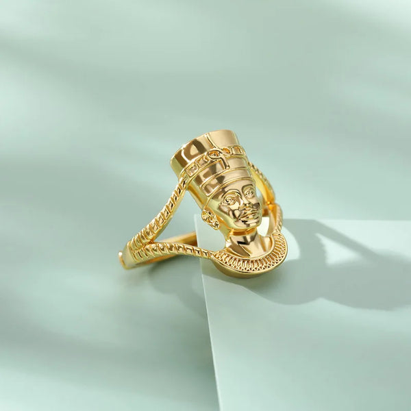 Vintage Egypt Nefertiti Queen Ring