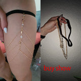 Elastic Thigh Chain Body Jewelry